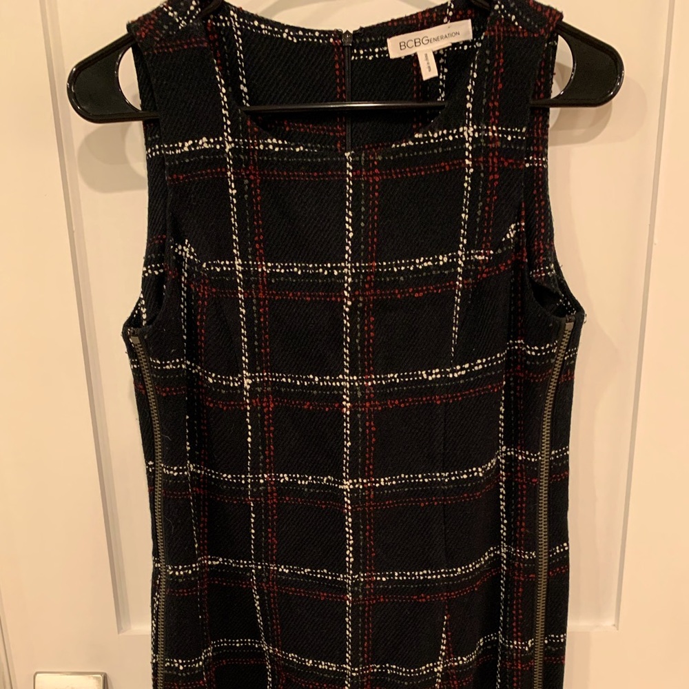 BCBG Tweed Side ZIP Dress